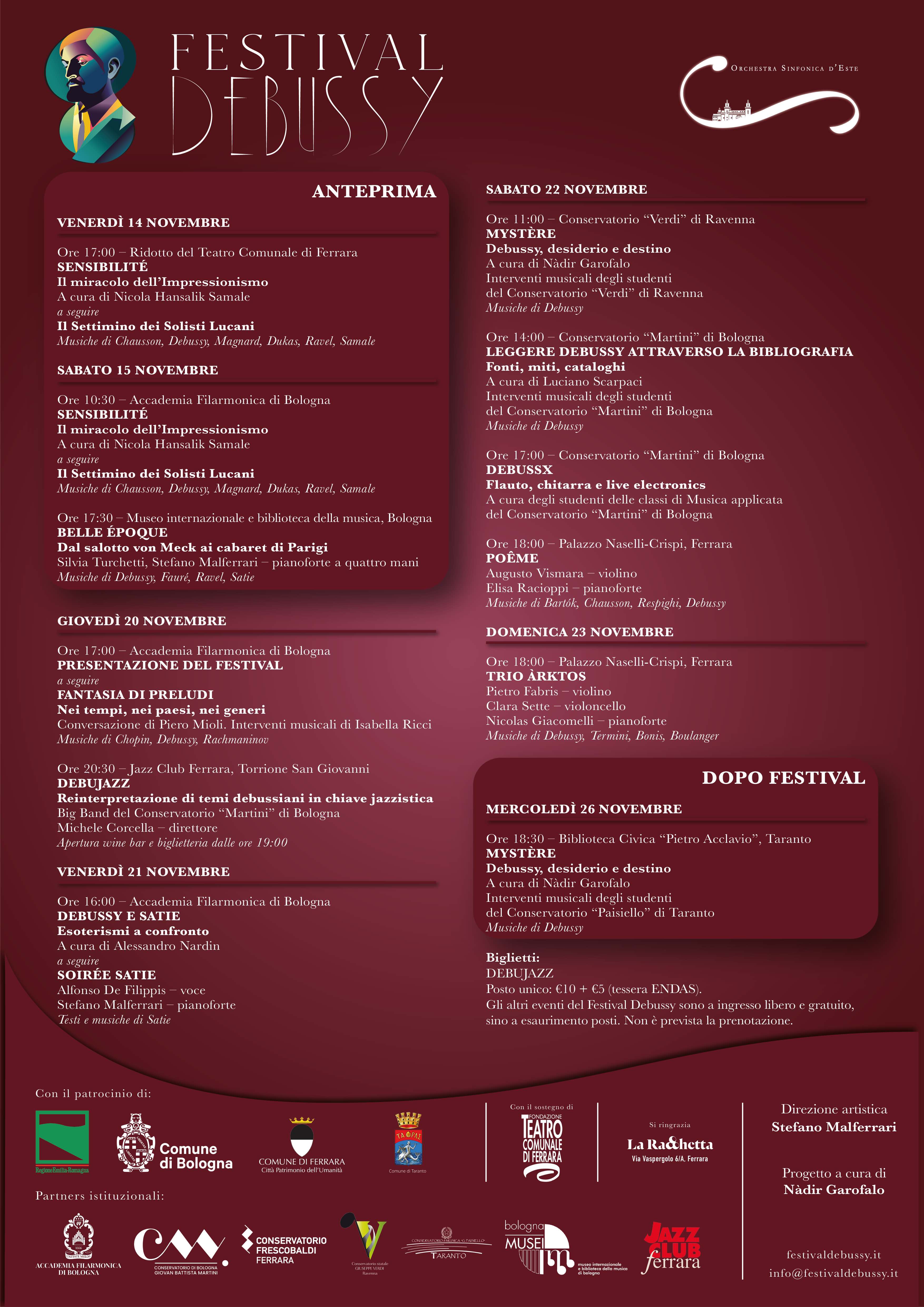 Programma Festival Debussy 2025