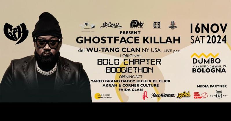  Ghostface Killah dei Wu Tang Clan 