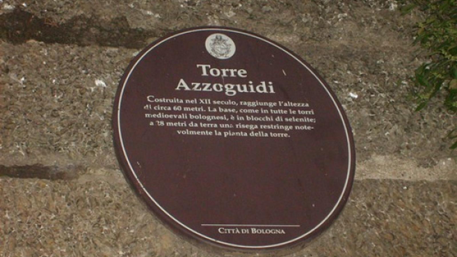 Targa Torre Azzoguidi, Bologna